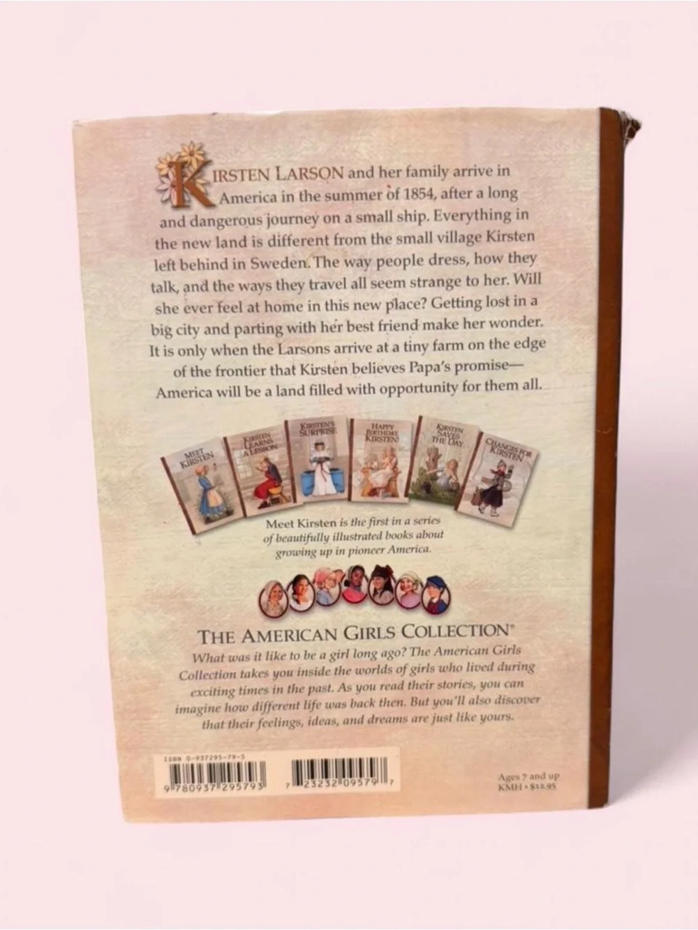 American Girl Meet Kirsten Hardcover Book 1 2000 Vintage Dust Jacket 1854 Story